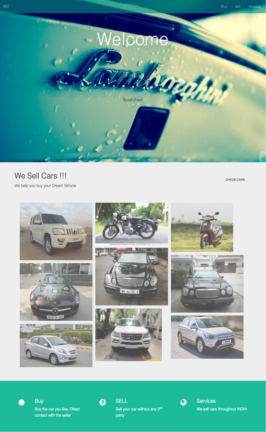 wheels deals web application